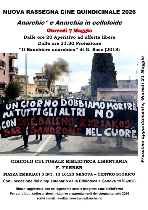 Nuova rassegna cine quindicinale 2026