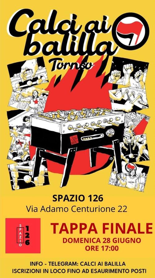 Calci ai balilla - tappa finale