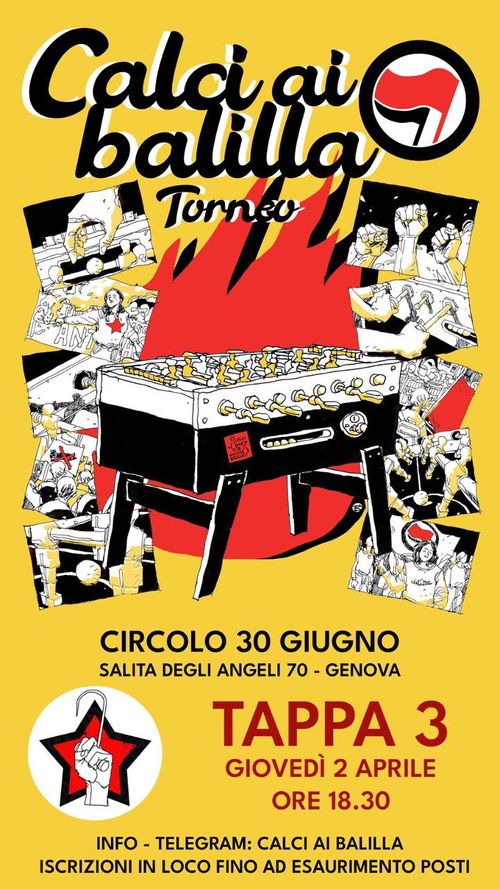 Calci ai balilla - tappa 3