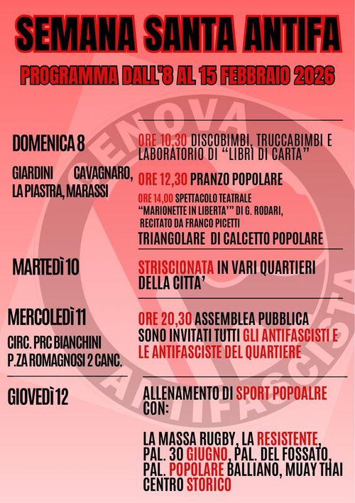 Semana Santa - programma