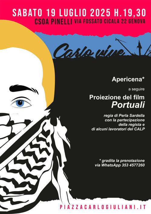 Proiezione del film "Portuali"