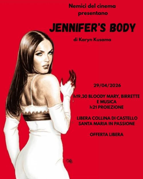 h19,30 bloody mary, birrette, e musica
h21 proiezione
offerta libera