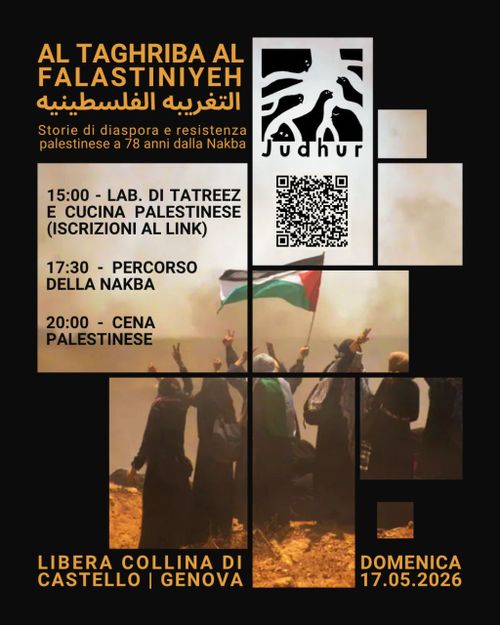 Al Taghriba Al Falastiniyeh (التغريبه الفلسطينيه) - Storie di diaspora e resistenza palestinese a 78 anni dalla Nakba