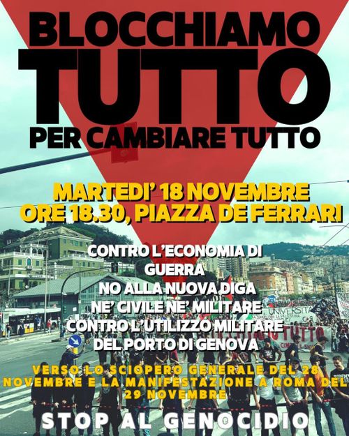 Presidio blocchiamo tutto